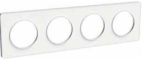 Рамка универсальная Schneider Electric Odace 4-м. белый  картинка